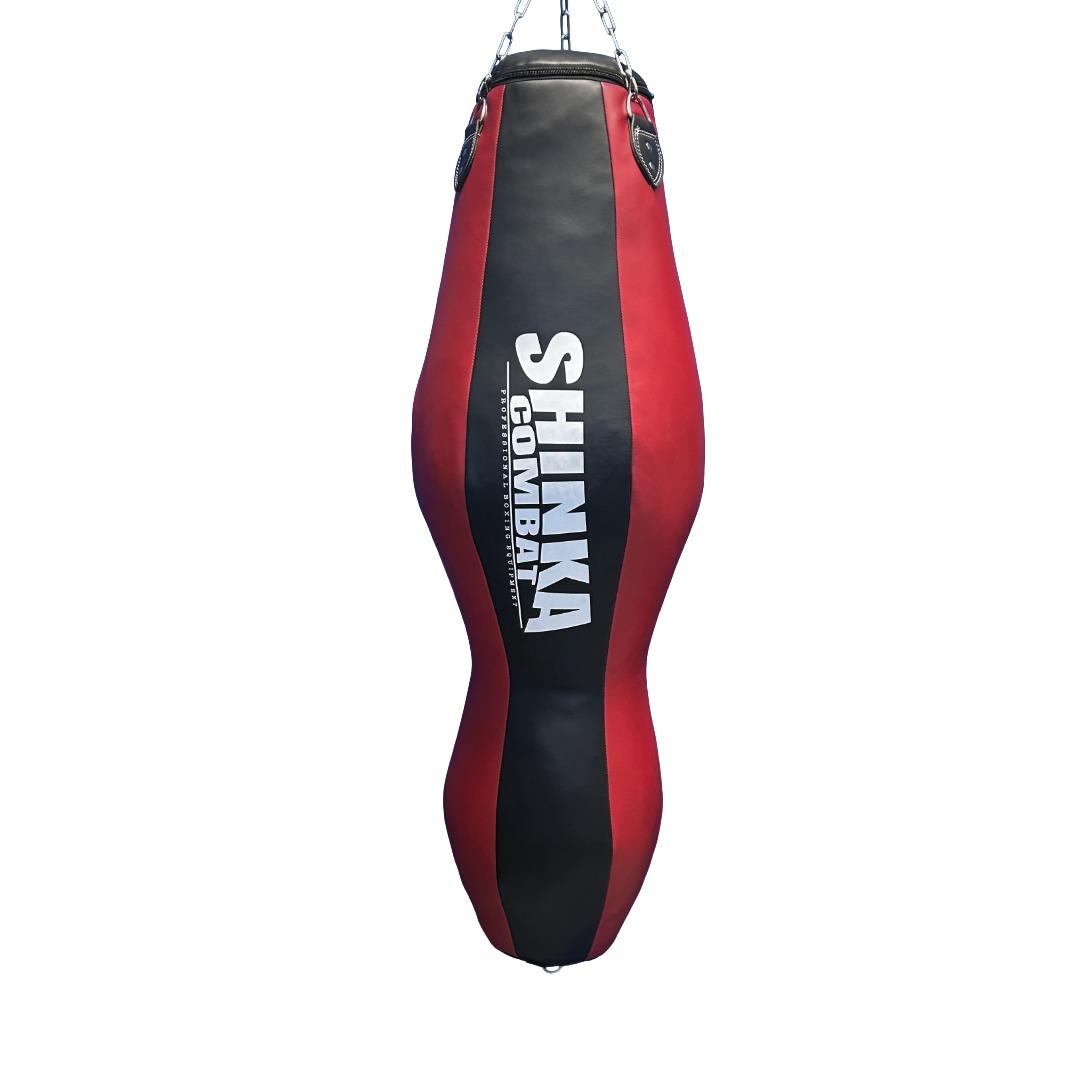 Shinka Combat - Boksesekk Impact Curve - Svart/Rød - 150 cm