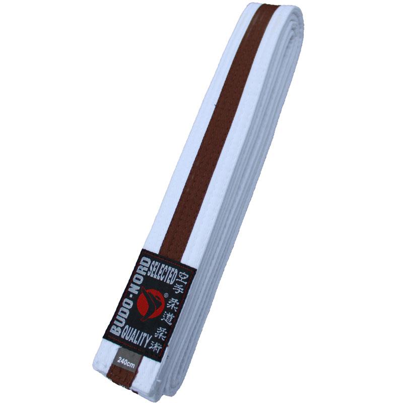 Budo-Nord Brunt Mon-belte (Judo, Karate og Jujutsu)